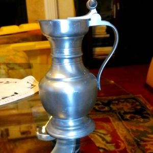 Antique Decorative Small Silver Pitcher